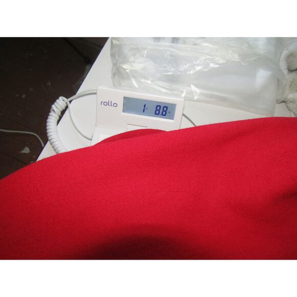 Maurices Vintage Red Wool Blend Coat w/ Black Trim Women’s L Outdoor 90s Y2K - Picture 6 of 6